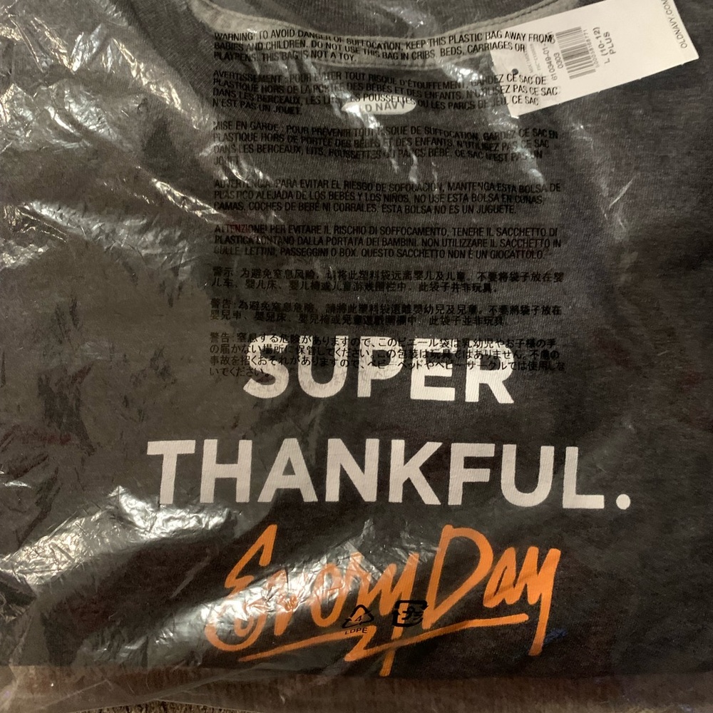 Brand new in plastic with tag Boys Thanksgiving Shirt